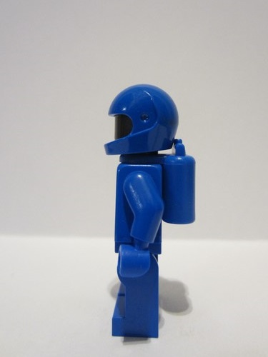 lego 2023 mini figurine adp076 Space Suit Blue with Air Tanks, Pearl Dark Gray Head 