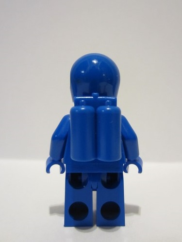 lego 2023 mini figurine adp076 Space Suit Blue with Air Tanks, Pearl Dark Gray Head 