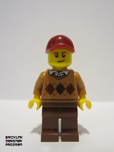 lego 2023 mini figurine adp079 Visitor