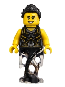 lego 2025 mini figurine bdp240 Vampire's Bride Black Dress, Ghost Legs, Black Hair 