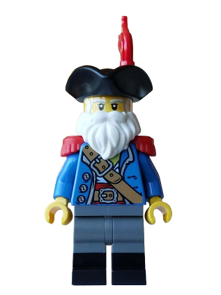 lego 2025 mini figurine bdp254 Pirate Captain Ogel  