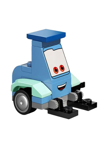 lego 2011 mini figurine crs082 Guido Light Aqua Mudguards 