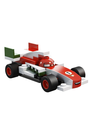 lego 2012 mini figurine crs084 Francesco Bernoulli Red 2 x 8 Plate 