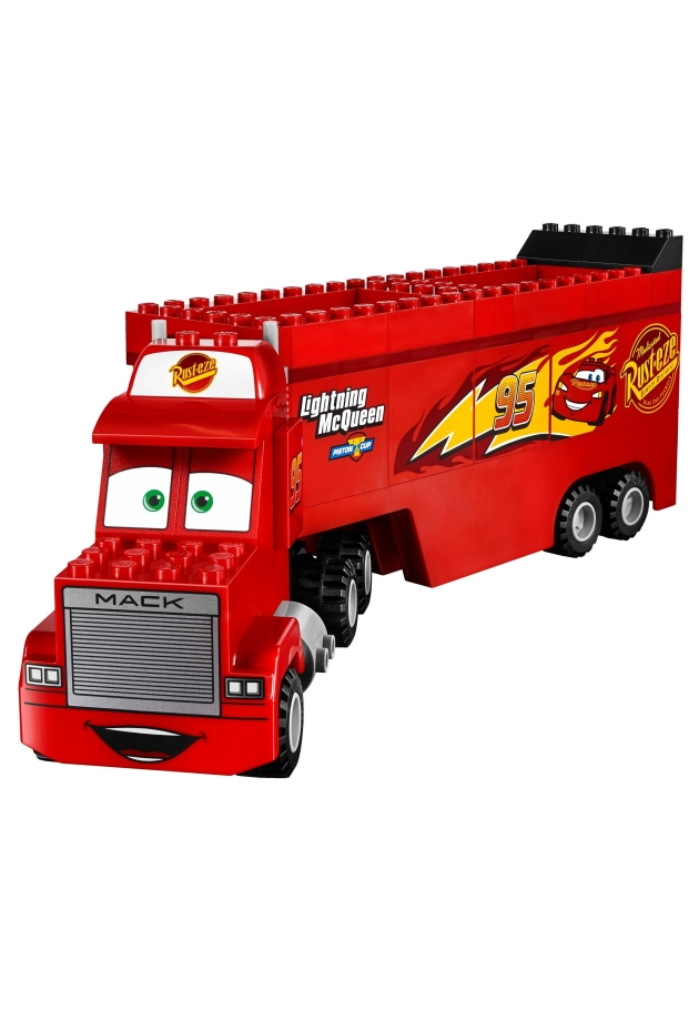 lego 2017 mini figurine crs004 Mack Semi Tractor Trailer 