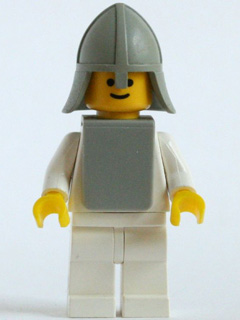 lego 1978 mini figurine cas084a Yellow Castle Knight White