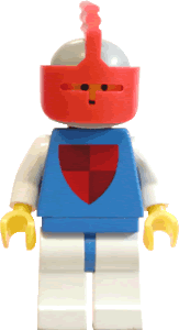 lego 1979 mini figurine cas079 Knights Tournament Knight Blue