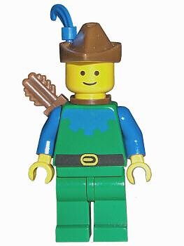 lego 1987 mini figurine cas134a Forestman