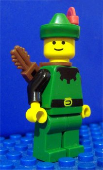 lego 1990 mini figurine cas321 Forestman