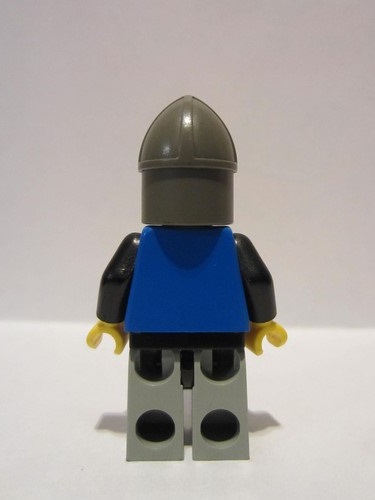 lego 1992 mini figurine cas102 Black Falcon Light Gray Legs with Black Hips, Dark Gray Chin-Guard 