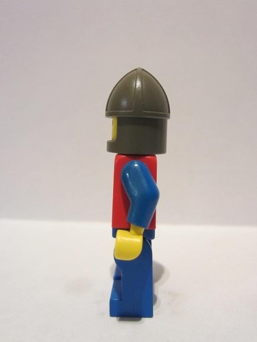 lego 1992 mini figurine cas114 Crusader Lion Blue Legs, Dark Gray Chin-Guard 