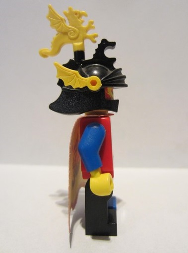 lego 1993 mini figurine cas001 Dragon Master Yellow Plumes, Dragon Cape 
