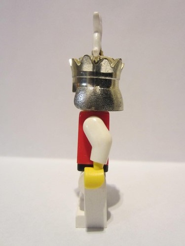 lego 1995 mini figurine cas059 King With black/white legs 