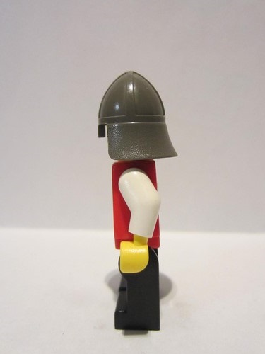 lego 1995 mini figurine cas066 Knight 4 Dark Gray Neck-Protector 