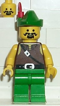 lego 1996 mini figurine cas004 Forestman 1