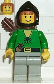 lego 1996 mini figurine cas008 Forestman 3