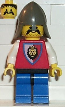 lego 1996 mini figurine cas065 Knight 3