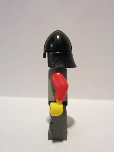 lego 1997 mini figurine cas026 Knight 2 Black Neck-Protector 