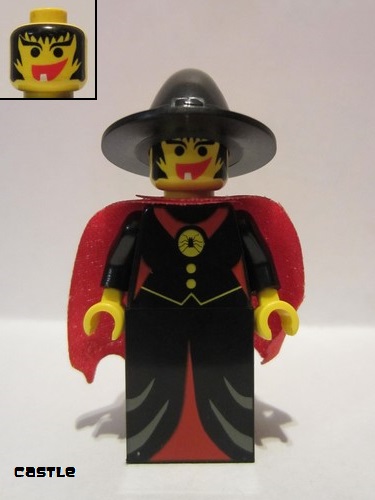 lego 1997 mini figurine cas032 Witch With Cape 