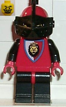 lego 1997 mini figurine cas384 Knight 2 Without Plume 