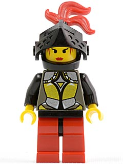 lego 2000 mini figurine cas034 Princess Storm Female Knight 