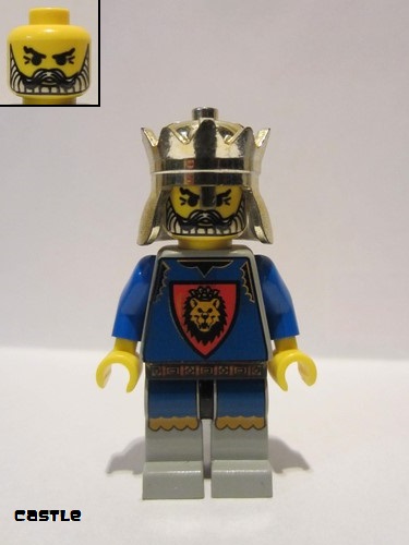 lego 2000 mini figurine cas035 King Leo