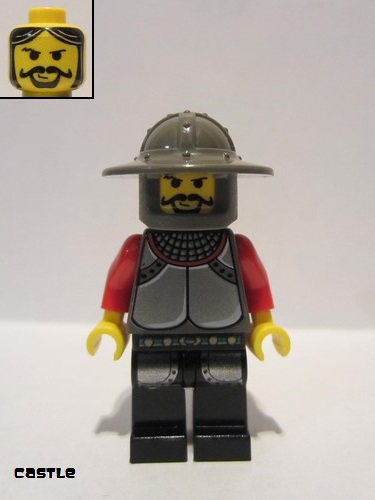 lego 2000 mini figurine cas037 Knight 1 No Quiver 