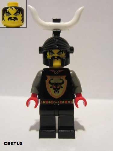 lego 2000 mini figurine cas046 Cedric the Bull Robber Chief 