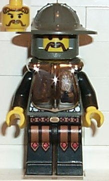 lego 2000 mini figurine cas202 Knight Helmet and Chrome Silver Armor 