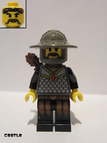 lego 2000 mini figurine cas247 Knight 2 With Quiver 