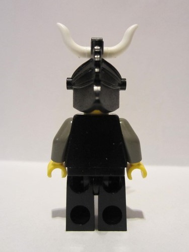 lego 2000 mini figurine cas279 Gilbert the Bad Black Dragon Helmet, Horn, with Quiver 