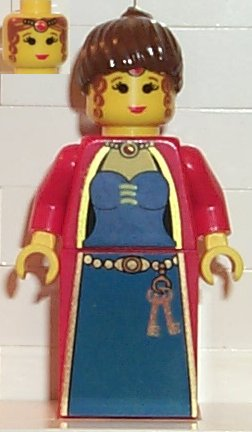 lego 2002 mini figurine cas207 Maiden