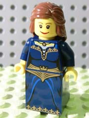 lego 2007 mini figurine cas333 Crown Princess Maiden 