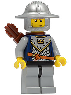 lego 2007 mini figurine cas347 Crown Knight Scale Mail