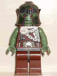 lego 2008 mini figurine cas359 Troll Warrior 1 Orc 