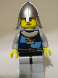 lego 2008 mini figurine cas362 Crown Knight Quarters Helmet with Neck Protector, Scowl 