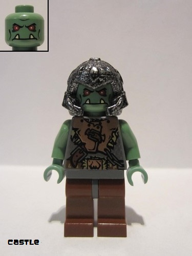 lego 2008 mini figurine cas365 Troll Warrior 2 Orc 