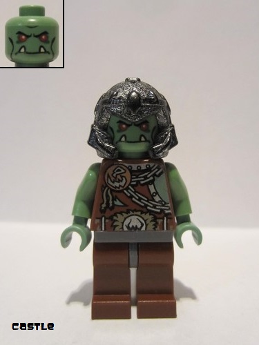 lego 2008 mini figurine cas368 Troll Warrior 3 Orc 