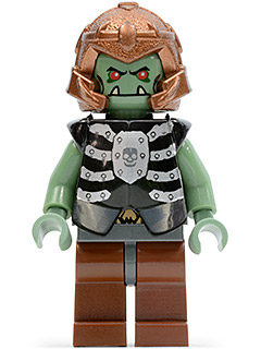 lego 2008 mini figurine cas369 Troll Warrior 4 Orc 