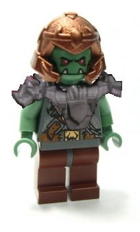 lego 2008 mini figurine cas375 Troll Warrior 5 Orc 