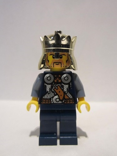 lego 2008 mini figurine cas388 Crown King No Cape 