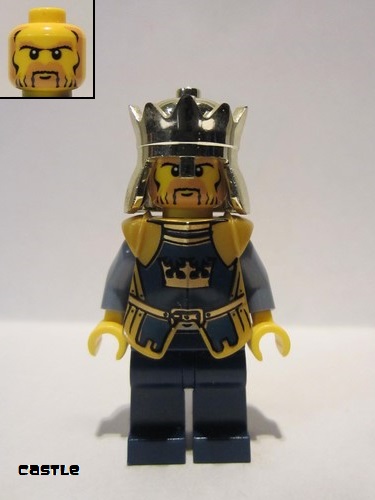 lego 2008 mini figurine cas388 Crown King No Cape 