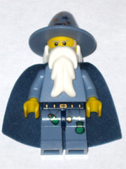 lego 2008 mini figurine cas396 Good Wizard With Cape 