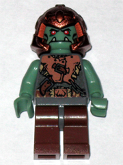 lego 2008 mini figurine cas399 Troll Warrior 7 Orc 