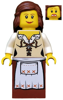 lego 2008 mini figurine cas404 Maid  