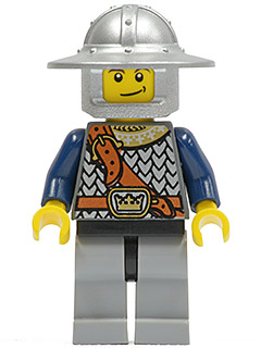 lego 2008 mini figurine cas406 Crown Knight Scale Mail