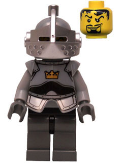 lego 2008 mini figurine cas434 Crown Knight Plain