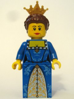 lego 2009 mini figurine cas416 Crown Queen  