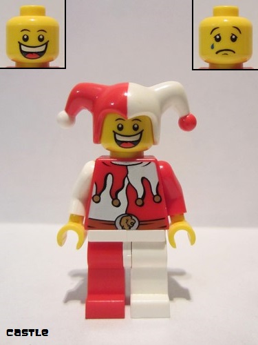 lego 2010 mini figurine cas437 Jester