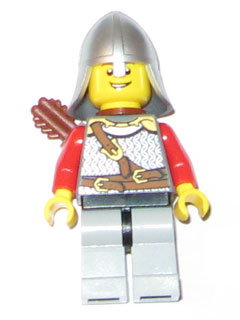 lego 2010 mini figurine cas448 Lion Knight Scale Mail