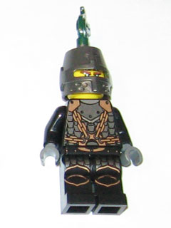 lego 2010 mini figurine cas453 Dragon Knight Scale Mail With Chains, Helmet Closed, Bared Teeth 